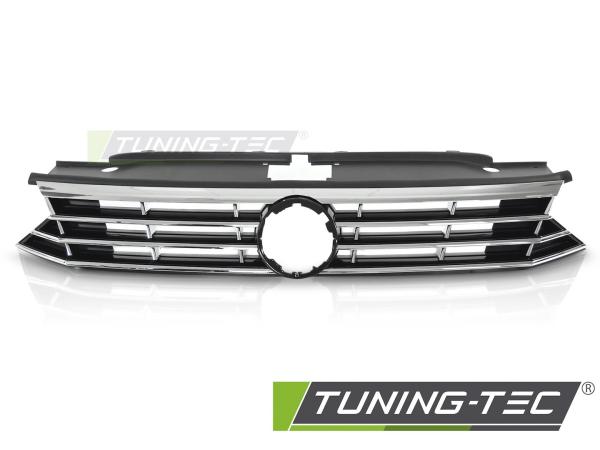 Sportgrill / Kühlergrill für Volkswagen Passat B8 14-19 schwarz/chrom