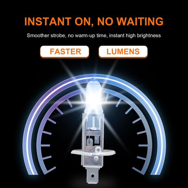 2er Set H1 55W Xenon Style Look Lampen Weiß Halogen Birnen Autolampe GLÜHBIRNEN