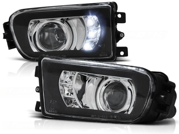 Nebelscheinwerfer für BMW 5er E39 / Z3 95-02 schwarz