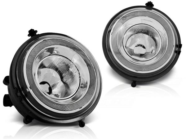 LED Nebelscheinwerfer / Tagfahrlicht für Mini Cooper R55 / R56 / R57 Schwarz