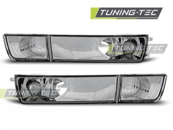 Klarglas Frontblinker / Nebelscheinwerfer-Dummy für VW Golf 3 91-97 / Vento 92-98 chrom