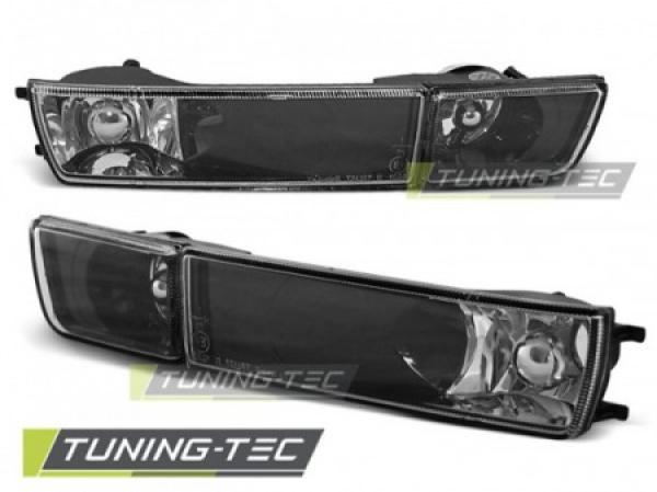 Klarglas Frontblinker / Nebelscheinwerfer für VW Golf 3 91-97 / Vento 92-98 schwarz