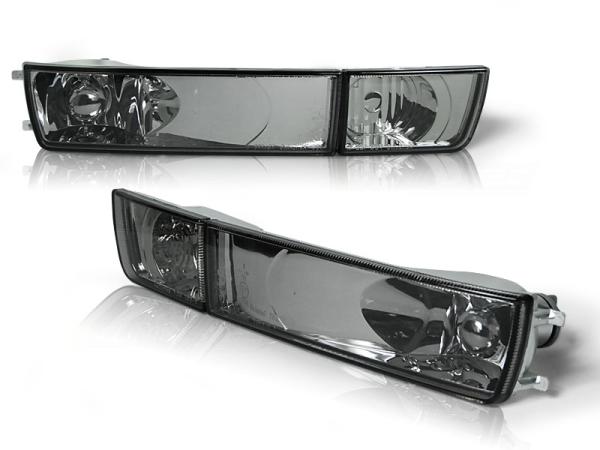 Klarglas Frontblinker / Nebelscheinwerfer-Dummy für VW Golf 3 91-97 / Vento 92-98 rauch