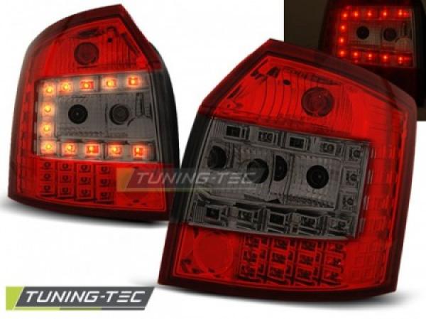 LED Rückleuchten für Audi A4 B6 (8E) Avant Bj. 00-04 Rot/Smoke