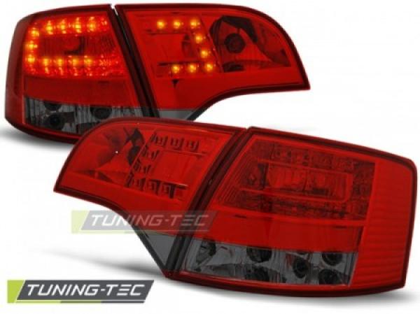 LED Rückleuchten für Audi A4 B7 (8E) Avant Bj. 04-08 Rot/Smoke