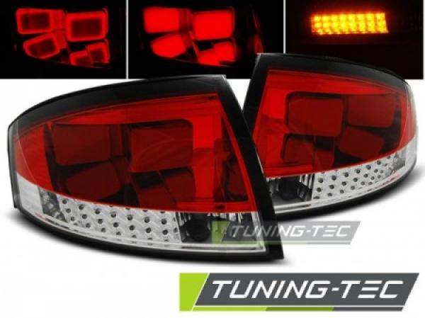 LED Rückleuchten für Audi TT 8N Bj. 98-06 Rot/Chrom