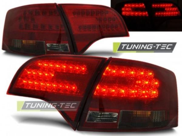 LED Rückleuchten für Audi A4 B7 (8E) Avant Bj. 04-08 Rot/Smoke