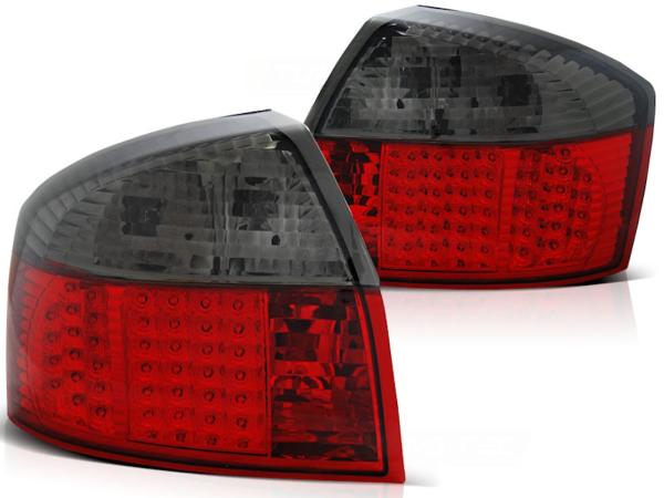 LED Rückleuchten für Audi A4 B6 (8E) Limo Bj. 00-04 Rot/Smoke