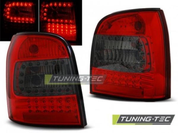 LED Rückleuchten für Audi A4 B5 Avant Bj. 94-01 Rot/Smoke
