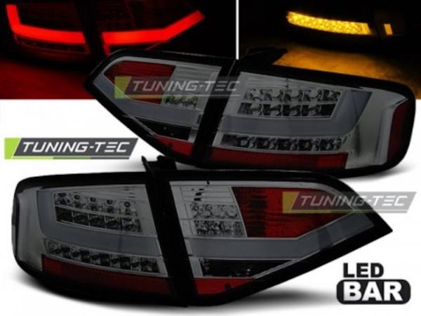 LED Lightbar Rückleuchten für Audi A4 B8 (8K) Limo Bj. 08-11 Smoke