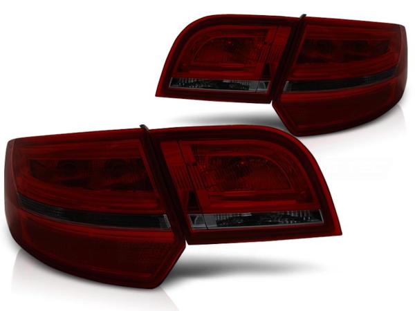 LED Lightbar Rückleuchten für Audi A3 8P Sportback Bj. 04-08 Rot/Smoke