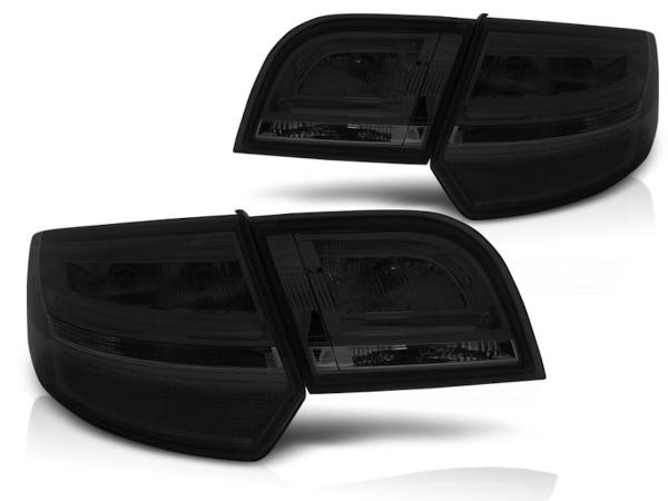 LED Lightbar Rückleuchten für Audi A3 8P Sportback Bj. 04-08 Smoke