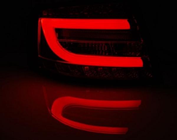 LED Lightbar Rückleuchten für Audi A6 C6 4F Limo Bj. 04-08 Schwarz 7-PIN