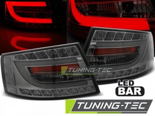 LED Lightbar Rückleuchten für Audi A6 C6 4F Limo Bj. 04-08 Smoke 7-PIN