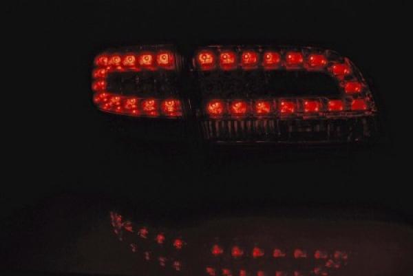 LED Rückleuchten für Audi A6 4F (C6) Avant 04-08 rot/klar in Facelift Optik