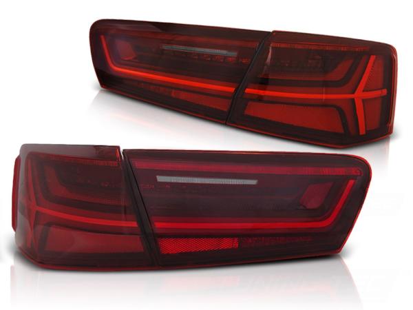 LED Lightbar Rückleuchten für Audi A6 4G C7 Limo 11-14 Rot dynamischer Blinker