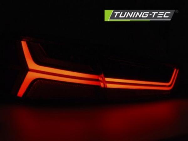 LED Lightbar Rückleuchten für Audi A6 4G  Limo 11-14 Schwarz dynamischer Blinker