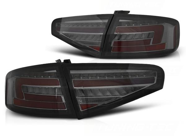 Voll LED Lightbar Rückleuchten für Audi A4 B8 (8K) Bj. 11-15 Smoke für LED