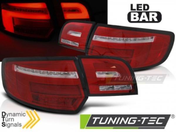 Voll LED Lightbar Rückleuchten für Audi A3 8P Sportback 04-08 rot/C dyn. Blinker