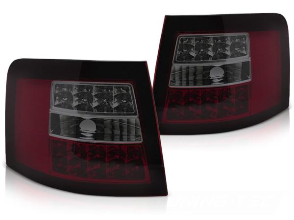 LED Rückleuchten für Audi A6 C5 4B Avant Bj. 97-04 Rot/Smoke mit LED Blinker