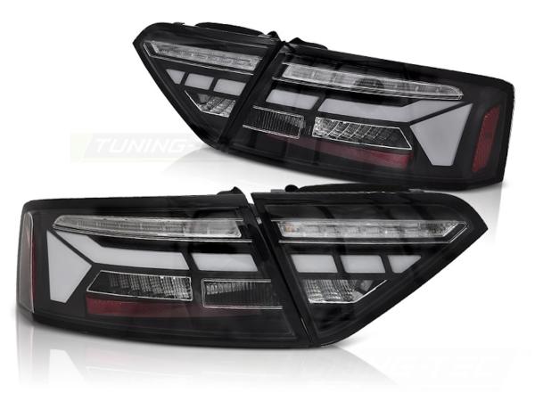 Voll LED Lightbar Rückleuchten für Audi A5 Coupe Cabrio Sportback 11-16 Schwarz