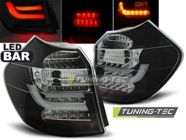 LED Lightbar Rückleuchten für BMW E87 Bj. 04-07 Schwarz