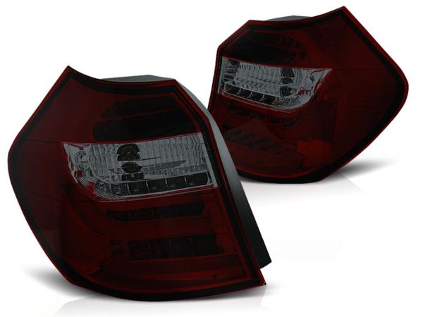 LED Lightbar Rückleuchten für BMW E81/E87 LCI Bj. 07-11 Rot/Smoke