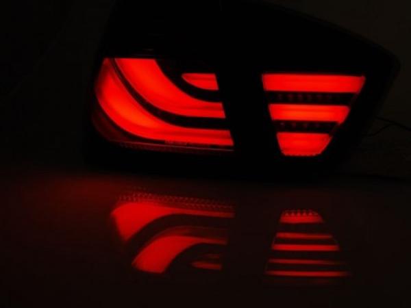 LED Lightbar Rückleuchten für BMW E90 Limo Bj. 05-08 Smoke