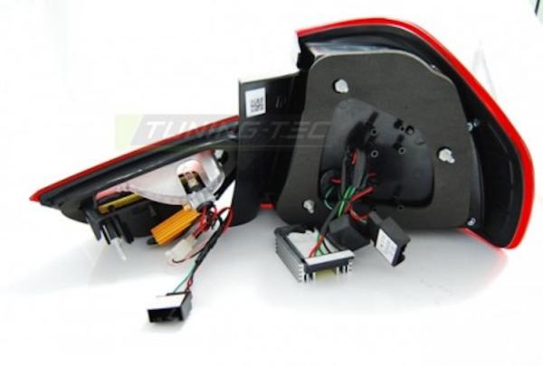LED Lightbar Rückleuchten für BMW E90 LCI Limo Bj. 08-12 Schwarz Smoke