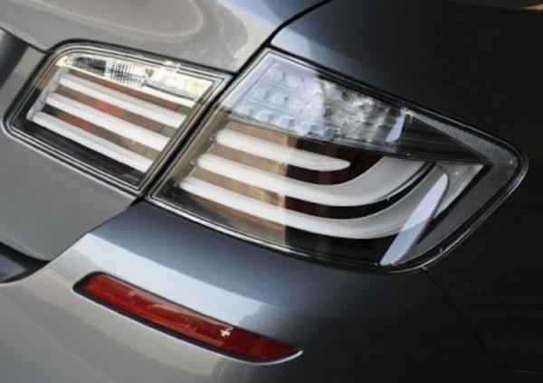 LED Lightbar Rückleuchten für BMW F10 Bj. 10-13 Schwarz/Grau LED Blinker