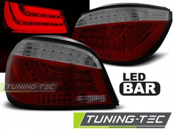 LED Lightbar Rückleuchten für BMW E60 LCI Limo Bj. 07-10 Rot/Smoke