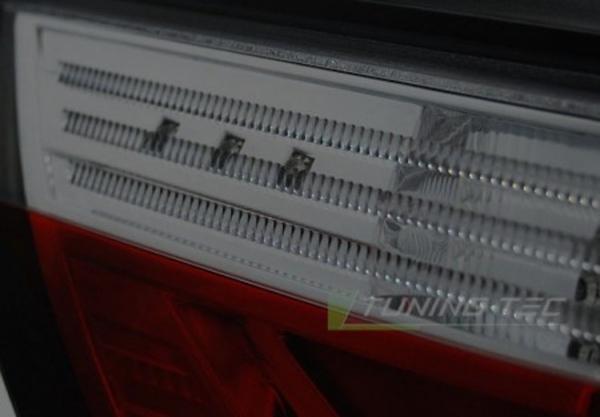 LED Lightbar Rückleuchten für BMW E60 LCI Limo Bj. 07-10 Rot/Smoke