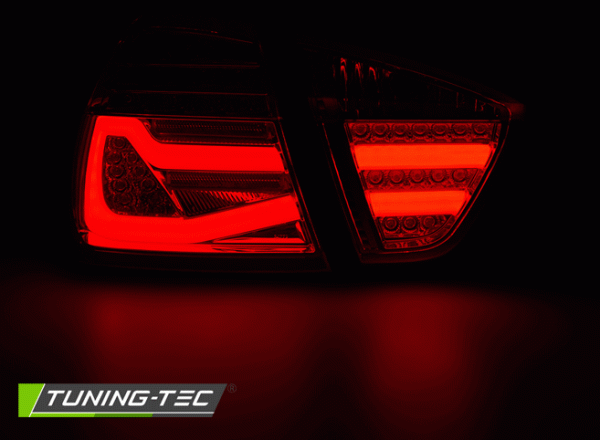 LED Lightbar Rückleuchten für BMW E90 Limo Bj. 05-08 Rot/Smoke