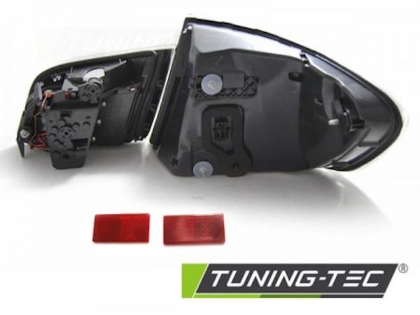 LED Lightbar Rückleuchten für BMW F10 Bj. 10-13 Schwarz Smoke LCI Optik