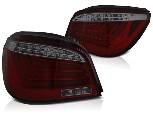 LED Lightbar Rückleuchten für BMW E60 LCI Limo Bj. 07-10 Rot/Smoke