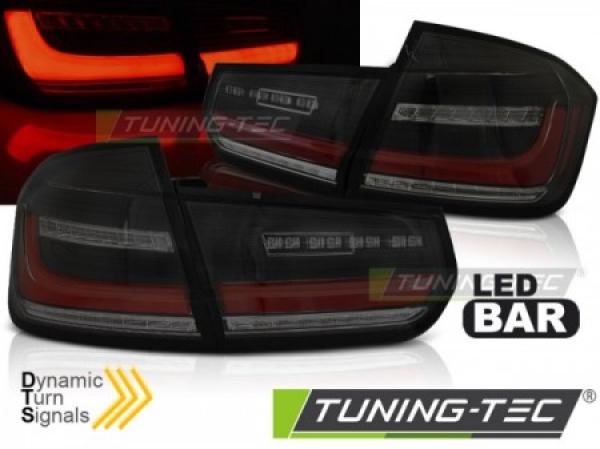 Voll LED Rückleuchten für BMW F30 Limo 11-19 Schwarz Smoke dynamischer Blinker