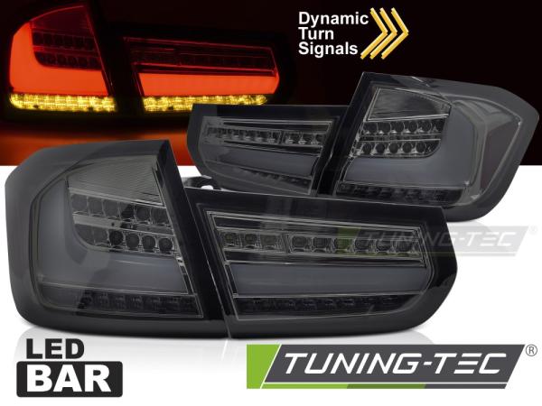 Voll LED Rückleuchten für BMW F30 Limo Bj. 11-15 Smoke dynamischer Blinker