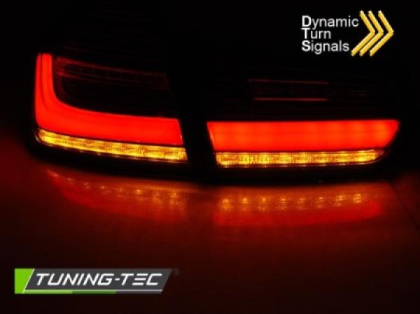 Voll LED Rückleuchten für BMW F30 Limo Bj. 11-19 Rot/Chrom dynamischer Blinker