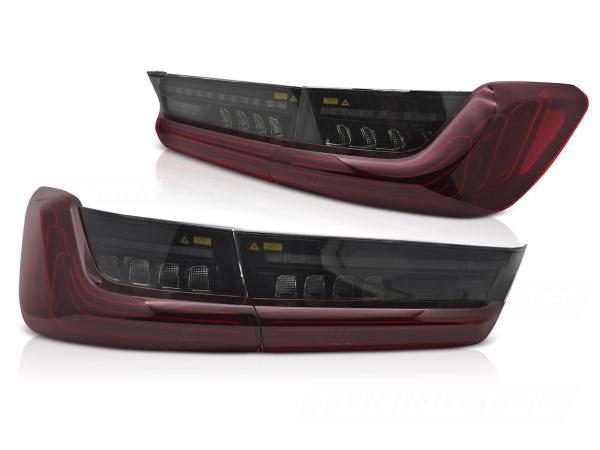 LaserLook VOLL LED Rückleuchten Set für BMW 3er G20 Lim. 19-22 kirschrot