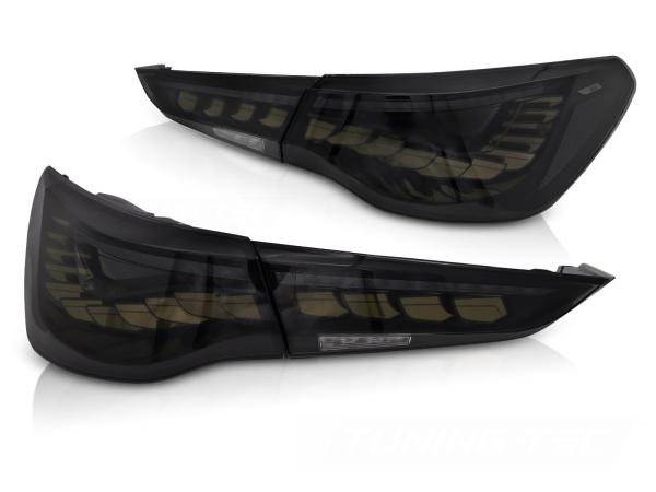 OLED Upgrade VOLL LED Rückleuchten Set für BMW 4er G22/G23 Coupe/Cabrio 20+ schwarz/rauch mit dyn. Blinker