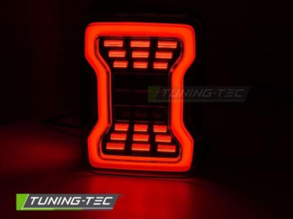 LED Lightbar Rückleuchten für Chrysler Jeep Wrangler JK ab 2007 Schwarz dynamischen Blinker