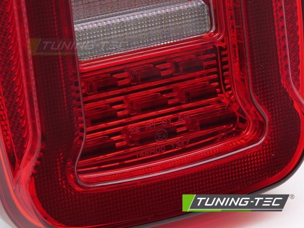 VOLL LED Upgrade Design Rückleuchten Set für Chrysler Jeep Wrangler YJ 91-96 / TJ 96-06 rot/weiß dynamisch