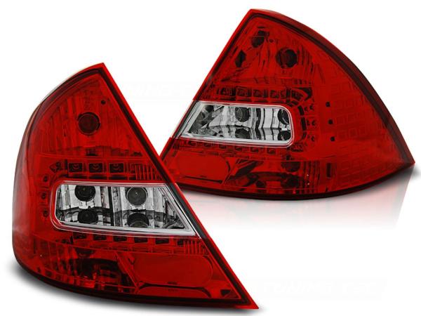 LED Rückleuchten für Ford Mondeo MK3 Bj. 00-07 Rot/Chrom