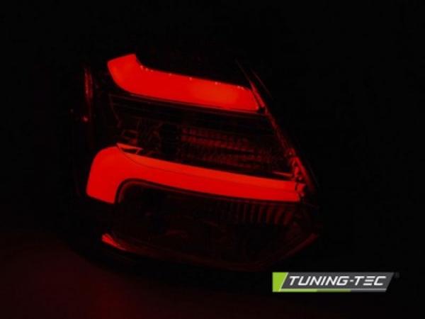 2x LED Lightbar Rückleuchten für Ford Focus MK3 Bj. 11-14 Rot/Smoke