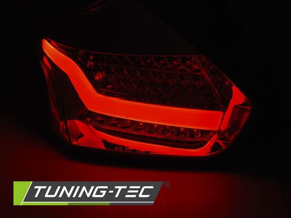 LED Lightbar Rückleuchten für Ford Focus MK3 Bj. 15-18 Smoke dynamischer Blinker