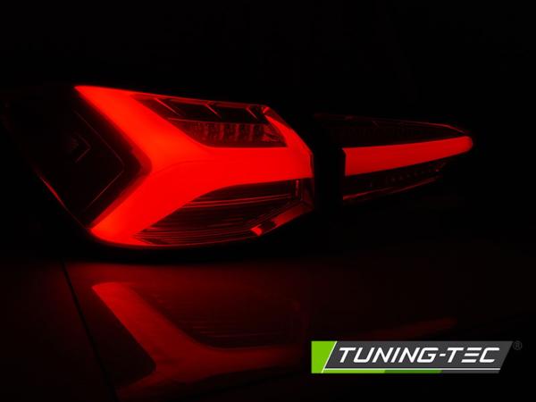 LED Lightbar Rückleuchten für Ford Focus MK4 Bj. 18-21 Smoke dynamischer Blinker