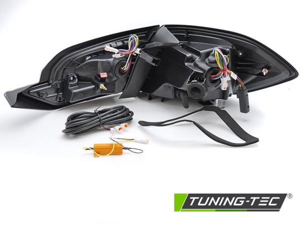 Voll LED Lightbar Rückleuchten für Ford Fiesta MK8 Bj. 17-21 Rot/Smoke