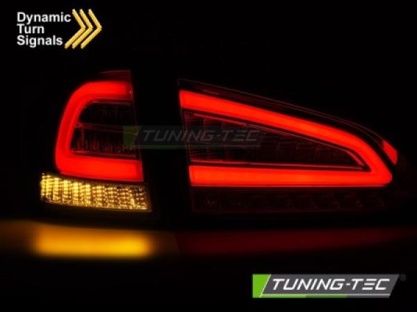 Voll LED Lightbar Rückleuchten für Ford Focus MK3 Turnier Bj. 11-18 Schwarz