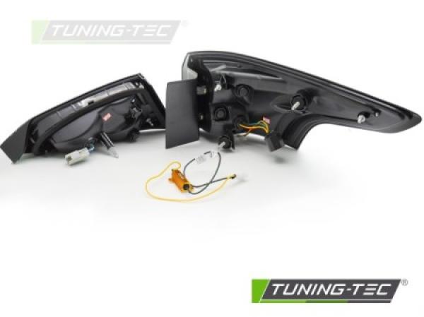 Voll LED Lightbar Rückleuchten für Ford Focus MK3 Turnier Bj. 11-18 Schwarz