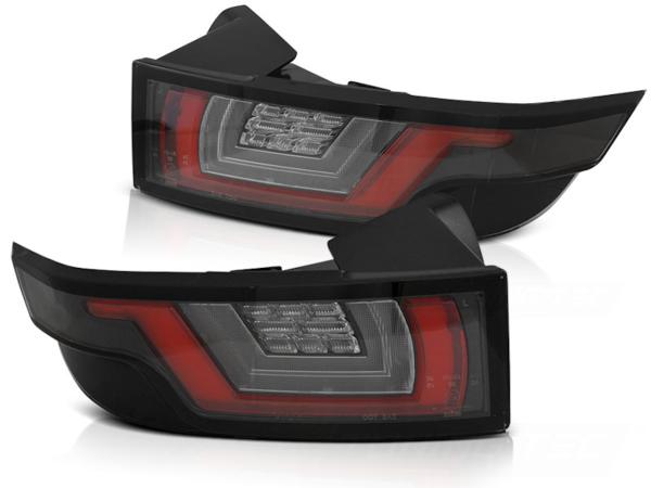 LED Lightbar Rückleuchten für Land Rover Range Rover Evoque Bj. 11-18 Schwarz